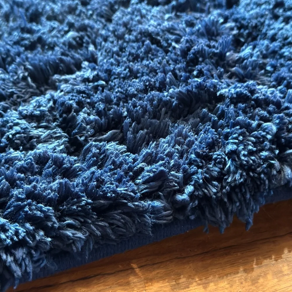 Two Luxury Microfiber Bath Mats